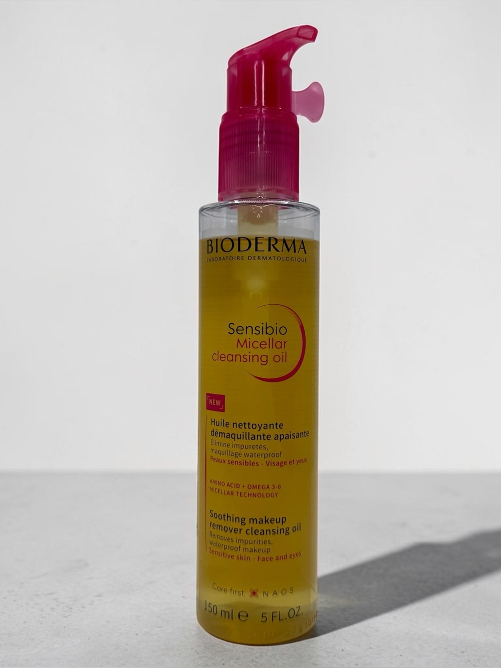 Bioderma Sensibio Micellar Cleansing Oil 5 oz Gentle Face Cleanser